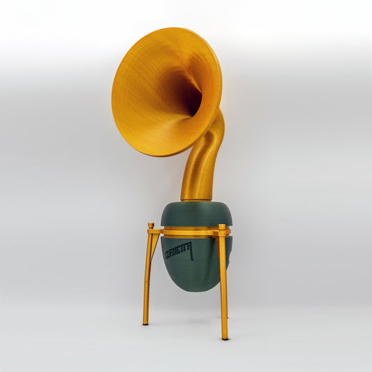 GOLD & DARK GREEN