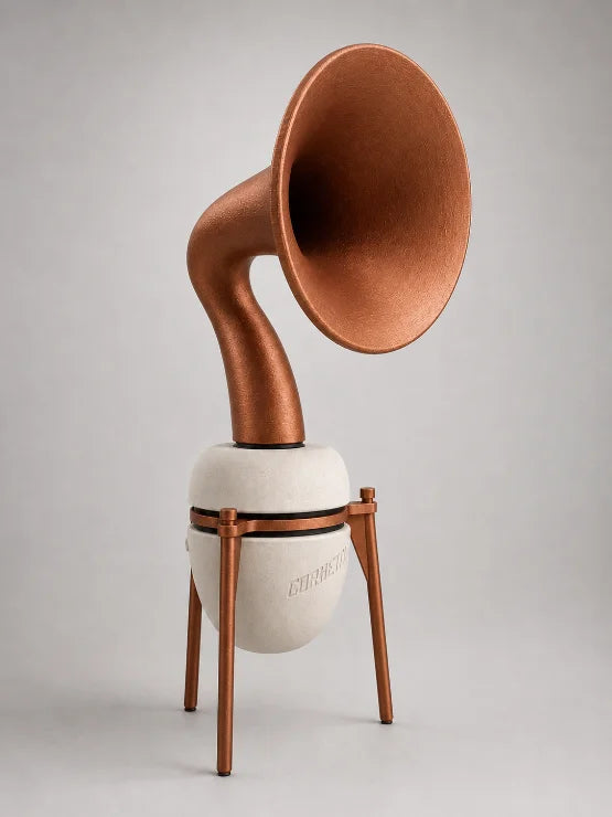Cornetta Reference Pair — Copper & Stone